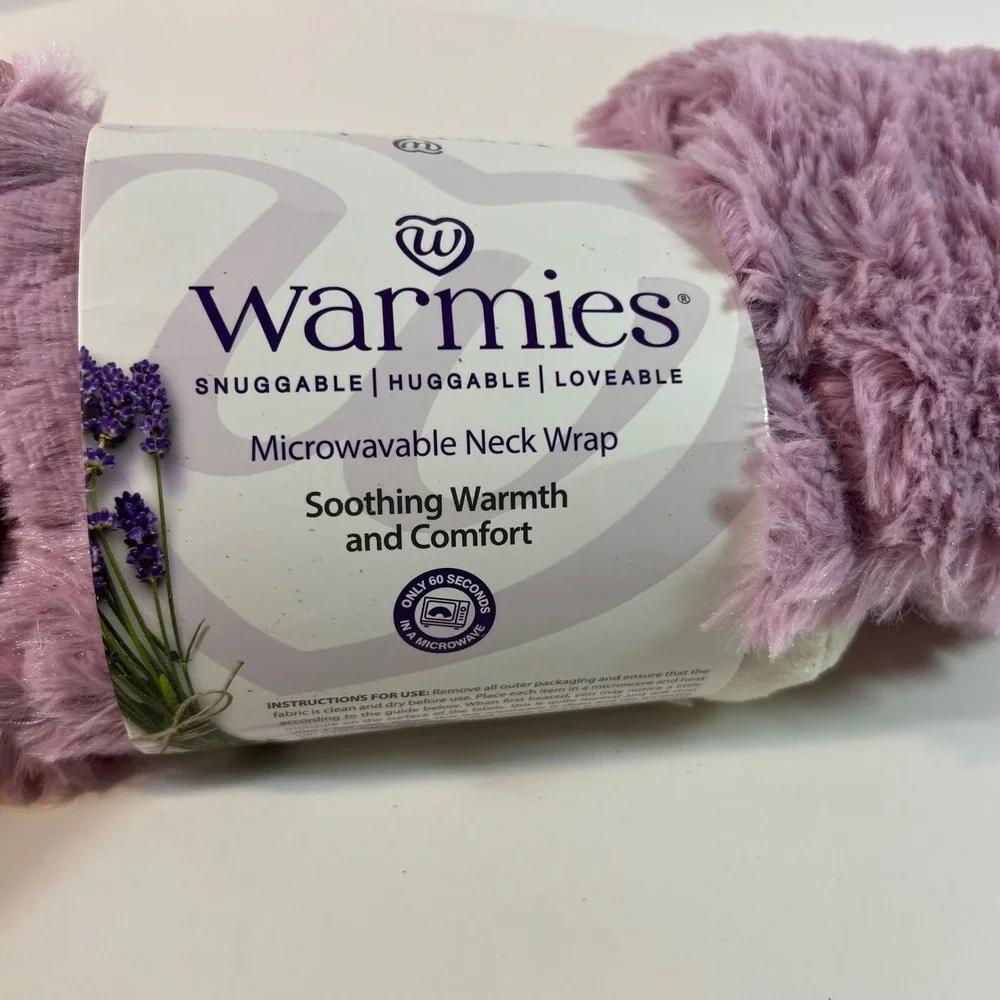Warmies Purple Hippo Microwavable Neck‎ Wrap Lavendar OS NIP